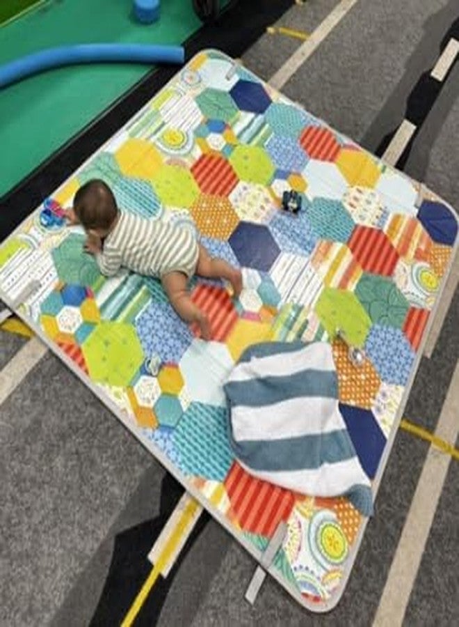 WENGTY Baby Mats for Floor, Play Mat for Babies, Infants & Toddlers with Double Sided Water Proof, Baby Play Mat for Kids Reversible & Foldable Design - Image 2