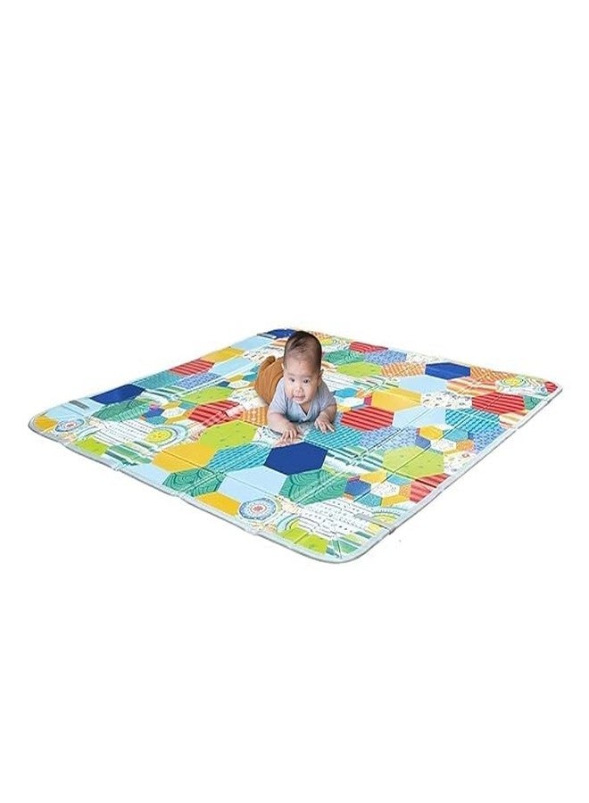 WENGTY Baby Mats for Floor, Play Mat for Babies, Infants & Toddlers with Double Sided Water Proof, Baby Play Mat for Kids Reversible & Foldable Design - Image 1