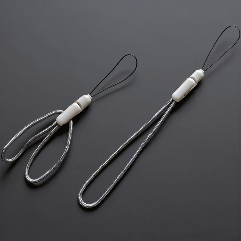 Gray Nylon Wrist Lanyard Braided Heavy Duty Soft Inner Wire for Small Devices 12cm - Image 5