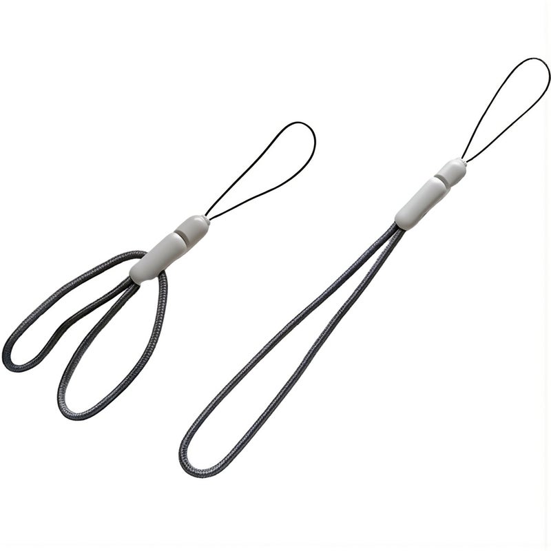Gray Nylon Wrist Lanyard Braided Heavy Duty Soft Inner Wire for Small Devices 12cm - Image 3