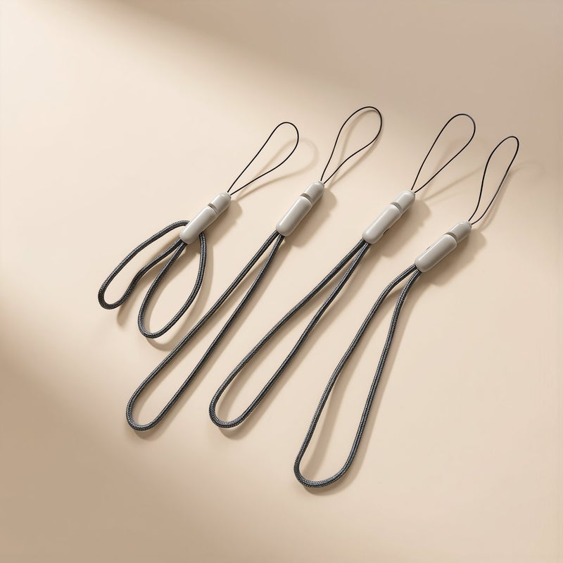 Gray Nylon Wrist Lanyard Braided Heavy Duty Soft Inner Wire for Small Devices 12cm - Image 4