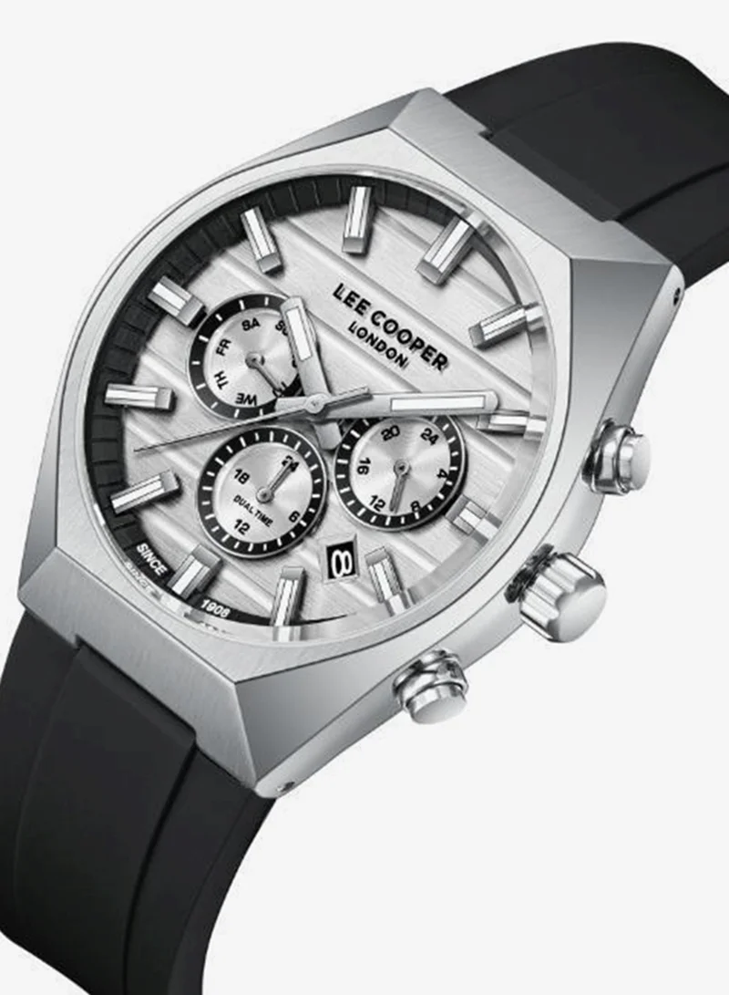 لي كوبر Men's Silicone MULTIFUNCTION Watch LC08388.331 - 41 mm