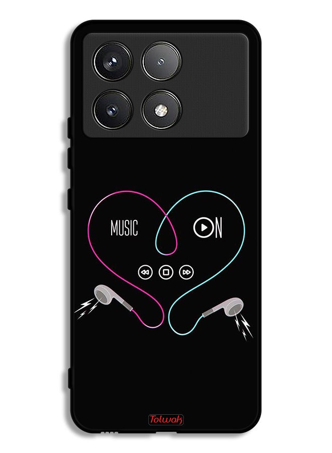 Tolwak Xiaomi Redmi K70 Protective Case Cover Music On - Image 1