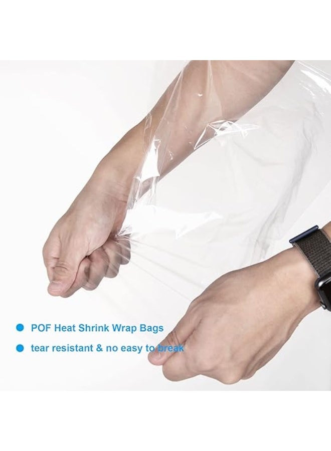 50PCS Sports Shoes Cosmetic Storage Bags 28x45cm Large PVC Heat Shrinkable Portable Shoe Wrap Bags Dustproof Plastic Bags - Image 4