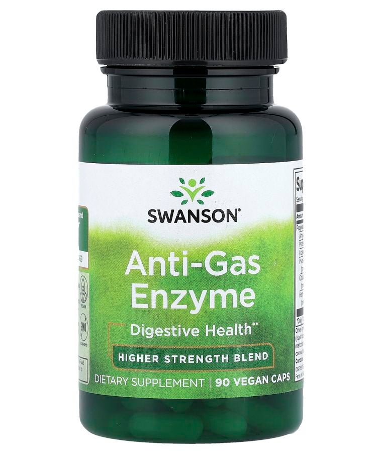 Anti-Gas Enzyme High Strength Blend 90 Vegan Caps