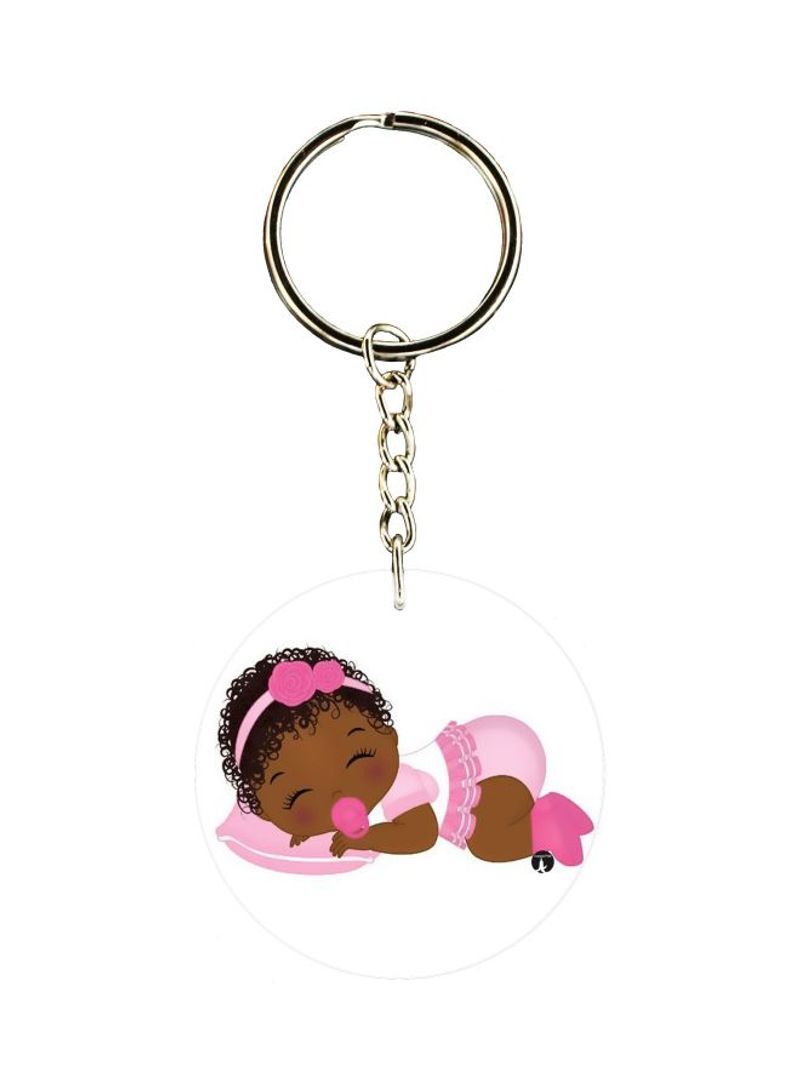 RKN Baby Doll Printed Keychain