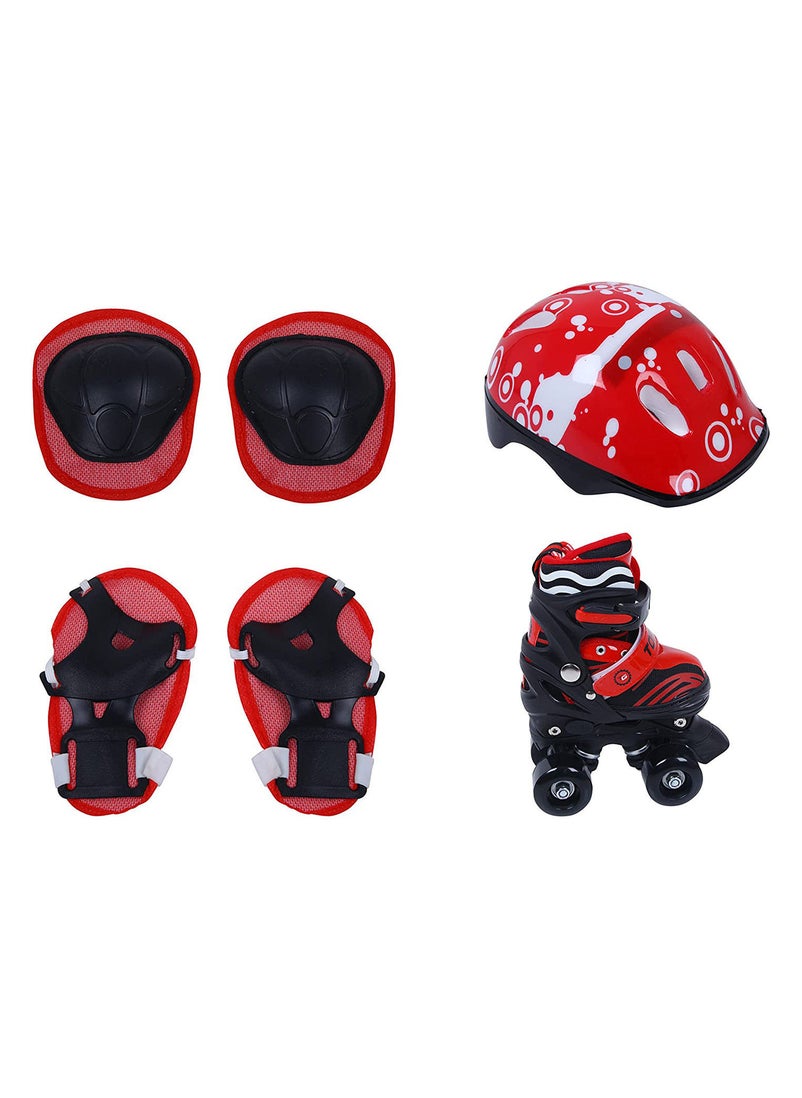 Top Gear Gear Roller Skates Shoes Tg 9008 Adjustable Double Row 4 Wheel For Kids  - Image 3