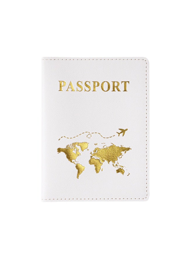 PU Leather Passport Holder with Foil-Stamped Design and Luggage Tag Set - Image 2