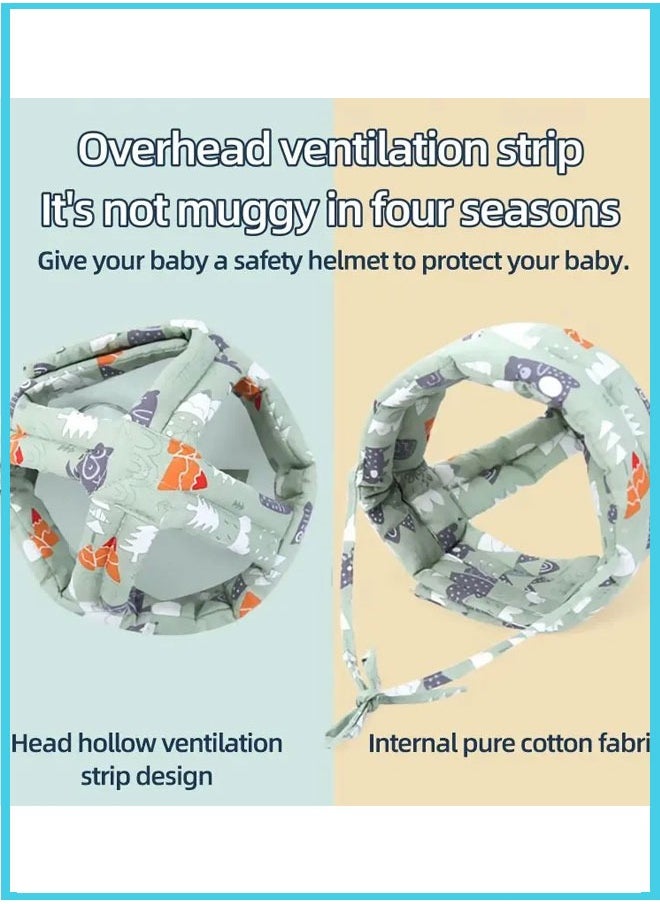 Berma Baby Baby Helmet for Crawling Walking Baby Head Protector - Head Protection for Infant Baby No Bumps and Soft Cushion Safety Headguard I Toddler Inflatable Helmets 1-2 Years Old, 6-12 Months  - Image 3
