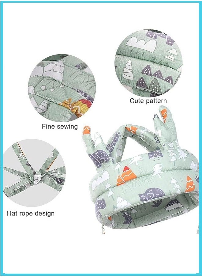 Berma Baby Baby Helmet for Crawling Walking Baby Head Protector - Head Protection for Infant Baby No Bumps and Soft Cushion Safety Headguard I Toddler Inflatable Helmets 1-2 Years Old, 6-12 Months  - Image 2