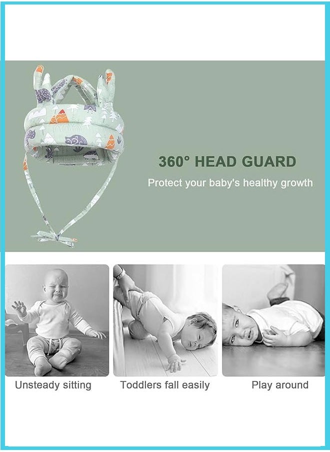 Berma Baby Baby Helmet for Crawling Walking Baby Head Protector - Head Protection for Infant Baby No Bumps and Soft Cushion Safety Headguard I Toddler Inflatable Helmets 1-2 Years Old, 6-12 Months  - Image 4