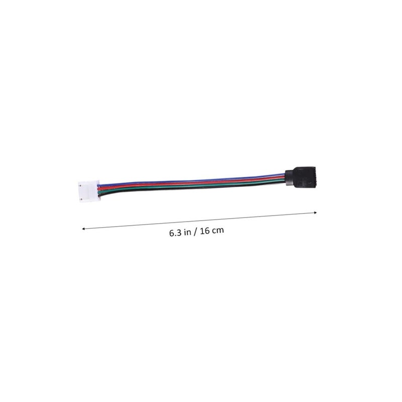 Amosfun Pin Led Strip Connector For Led Strips Wide Rgb Solderless Power Adaptor Controller - Image 3