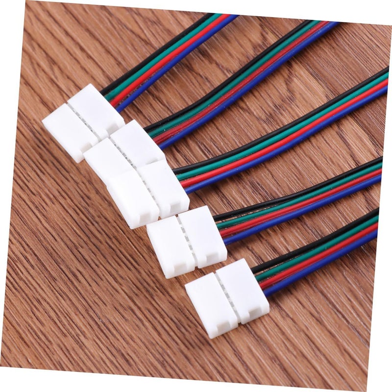 Amosfun Pin Led Strip Connector For Led Strips Wide Rgb Solderless Power Adaptor Controller - Image 5