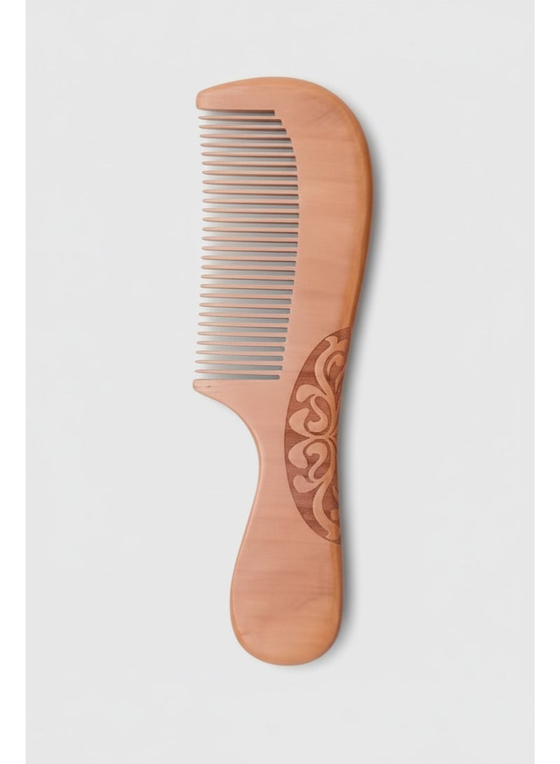 Glowudz Long Wooden Comb Natural Hair Mustache And Beard - Image 1