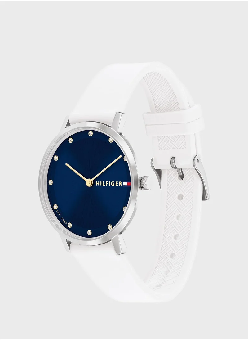 TOMMY HILFIGER Silicone Strap Analog Watch