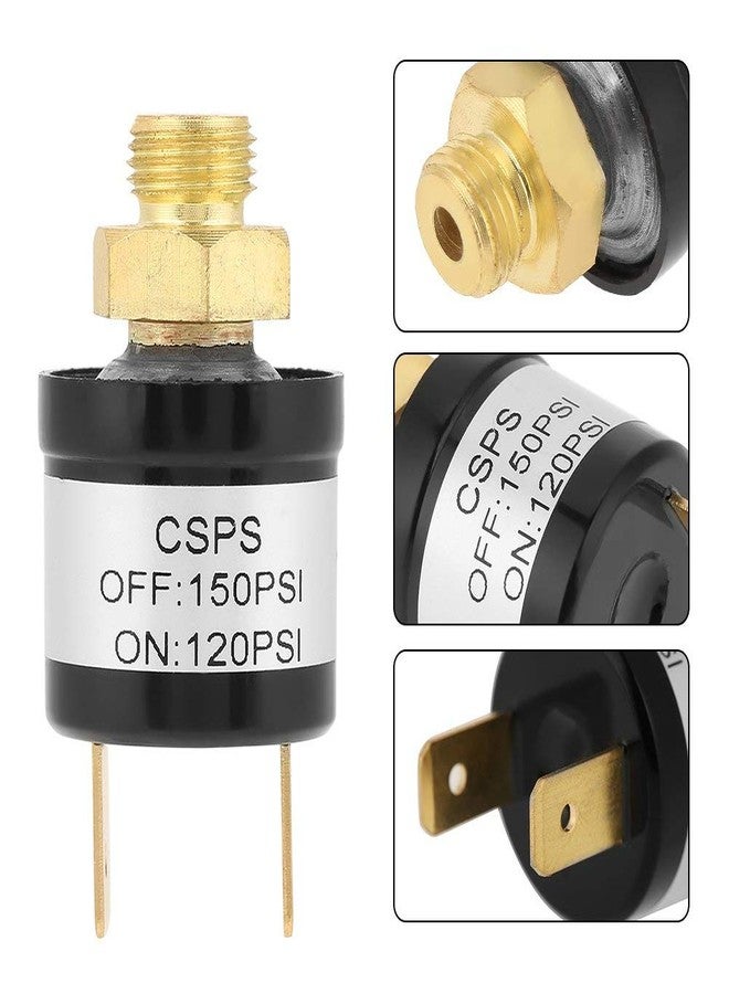 والفرونت مفتاح ضغط ضاغط الهواء 120-150 رطل لكل بوصة مربعة مفتاح التحكم في ضغط صمام 1/8 NPT - Image 3