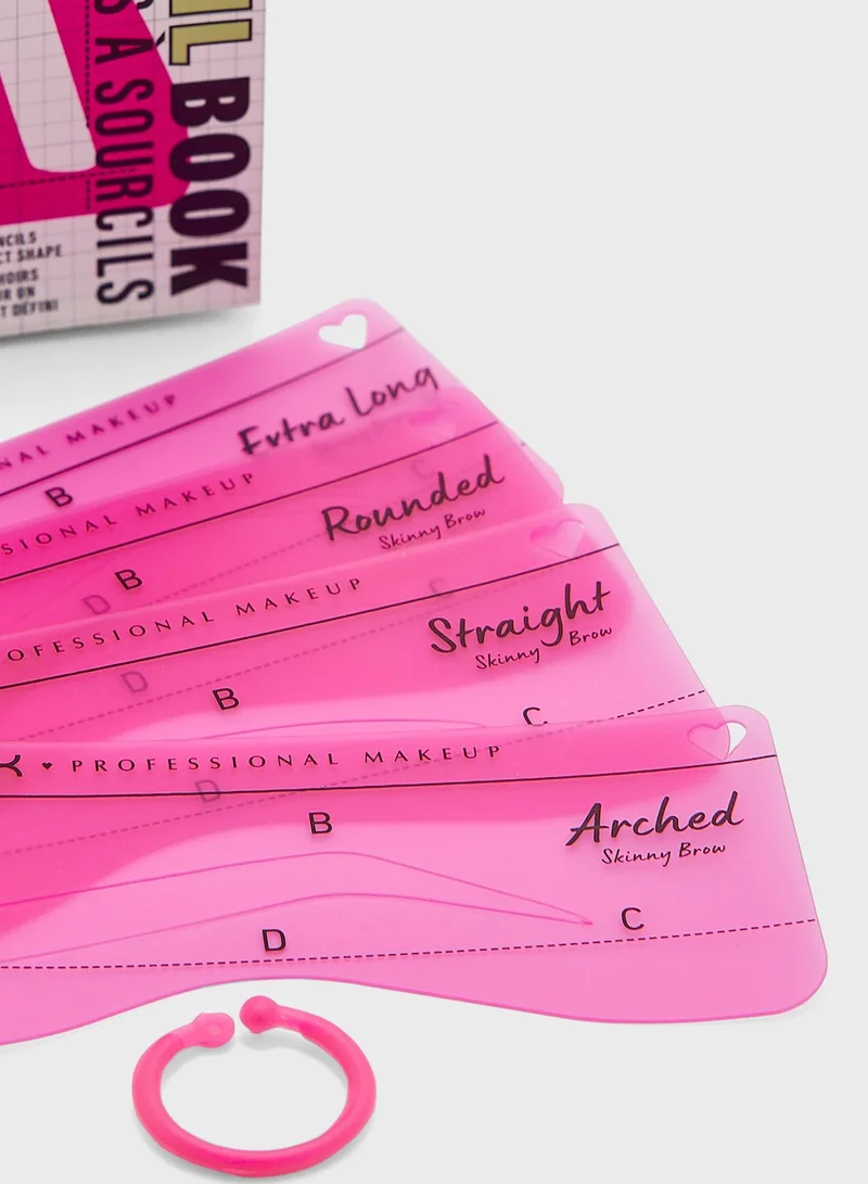 NYX PROFESSIONAL MAKEUP Zero-To-Brow Eyebrow Stencils - Skinny Brows