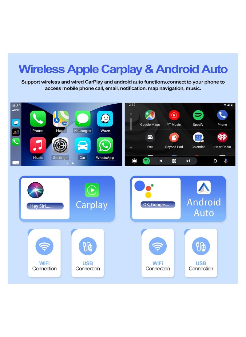 Vierex - Android Screen For BMW 1 Series E81 E82 E87 E88 AT 116i 118i 120i 130i 2004-2012 Manual AC, 9 Inch Screen Compatible Apple Carplay Android Auto Wireless 4GB Ram Reversing Camera Included - Image 1