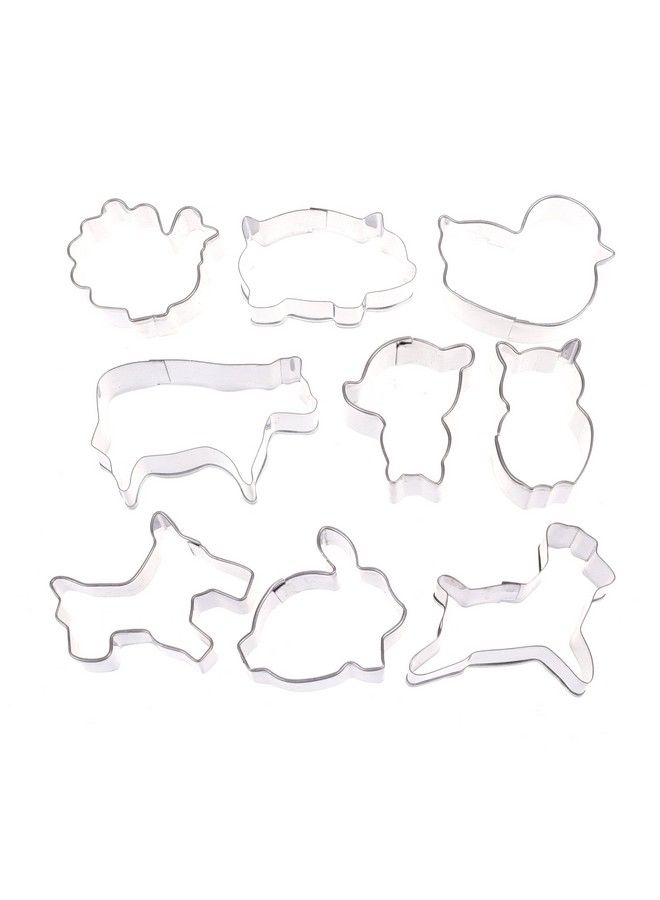 COSMOS Set Of 9 Mini Animal Cookie Cutters Molds - Image 3
