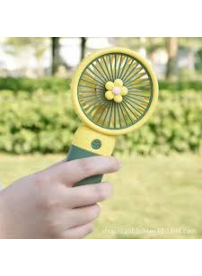 Portable Three Speed Setting USB Mini Handheld Fan With Stand Cradle - Image 4