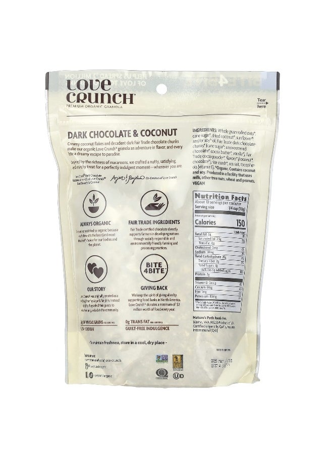 Nature's path Nature's Path, Love Crunch®, Premium Organic Granola, Dark Chocolate & Coconut, 11.5 oz (325 g)  - Image 2