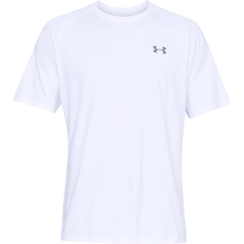 Under Armour Men's Tech 2.0 Short-Sleeve T-Shirt , White (100)/Overcast Gray, 4X-Large - Image 1