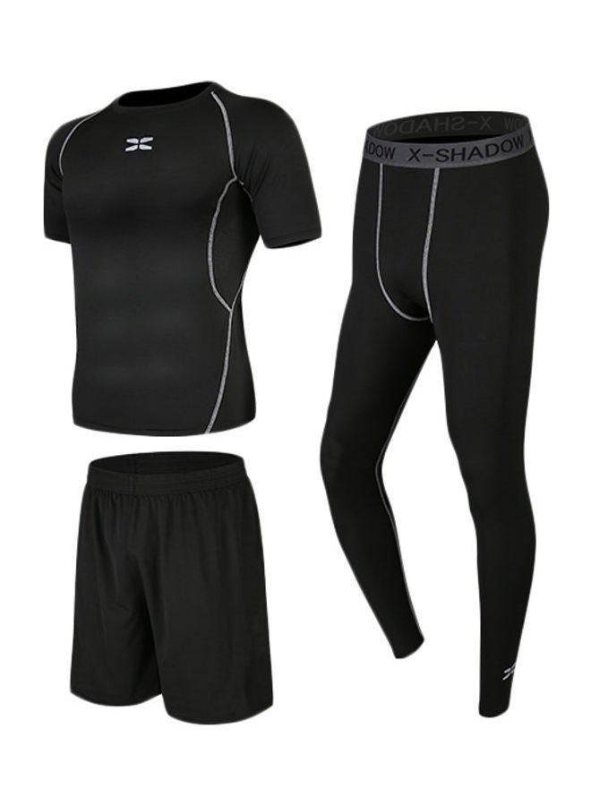LIVQORA Sportswear Set Black – Breathable Quick-Dry Activewear Outfit for Daily Wear, Jogging, Yoga, Exercise, Basketball & Outdoor Activities - Image 5