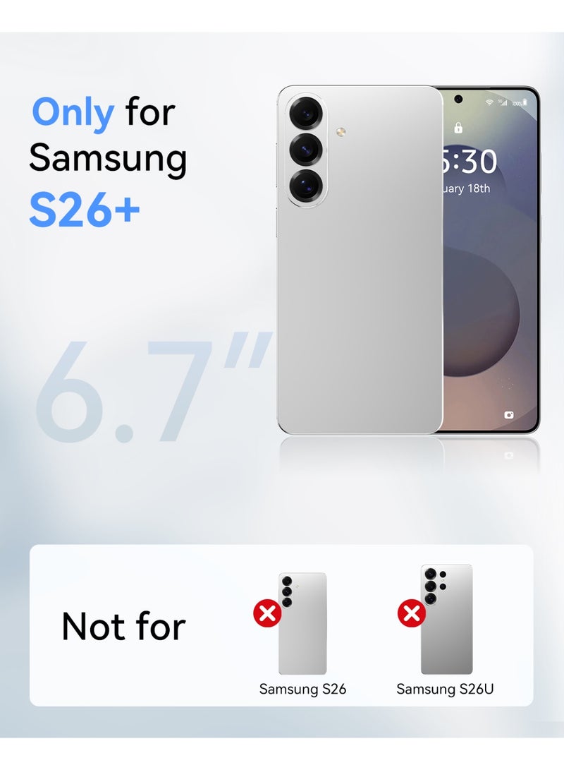 RAPTIC حامل هوائي لحافظة سامسونج جالاكسي S26 PLUS [ماج سيف] غطاء حلقة حامل [اختبار سقوط حتى 13 قدم] درجة عسكرية - شفاف - Image 2