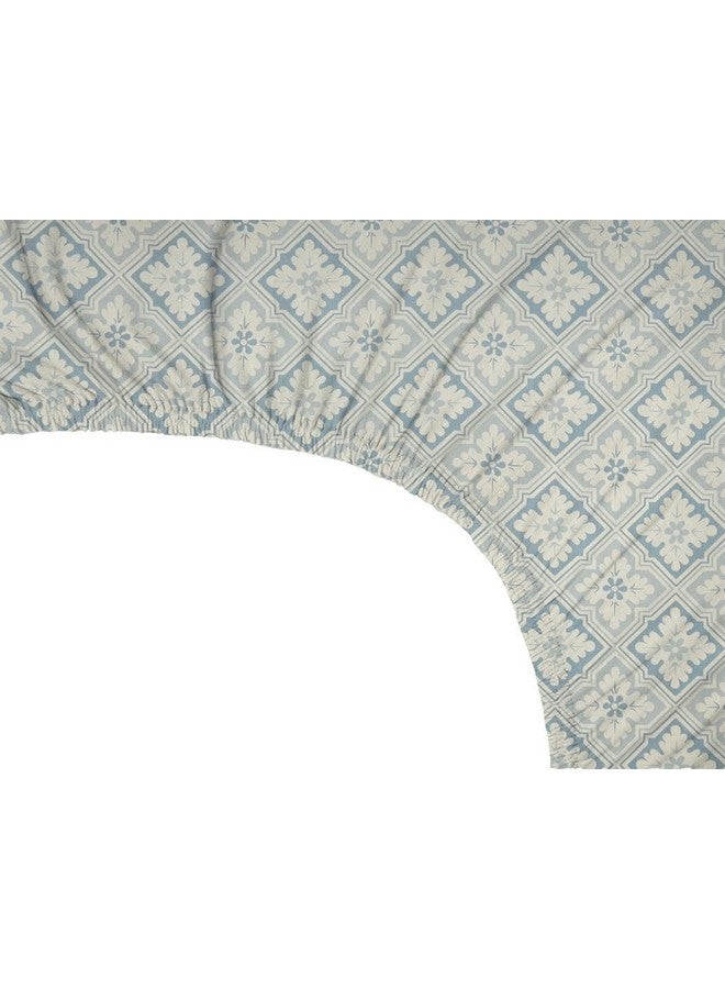 BSB HOME BSB HOME Premium Microfiber All Round Elastic Fitted Bedsheets for Double Bed with 2 King Size Pillow Covers 160 TC Supersoft |Wrinkel Free Bed Cover Size - 72x78+8 inches | White & Grey  - Image 3