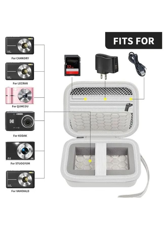 حافظة كاميرا واقية من الإيفا بلون البيج متوافقة مع كانون وسوني وبيكسبرو مقاومة للخدوش - Image 4