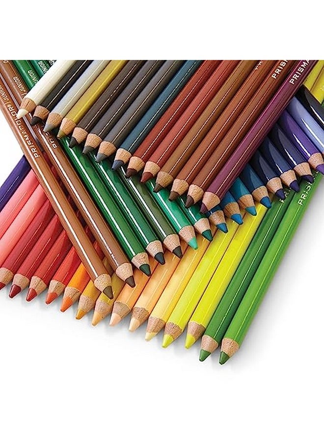Prismacolor - Prismacolor Junior Colored Pencils, Assorted Colors, Art Supplies for Drawing, Sketching, Adult Coloring, Set of 48, Soft Core Color Pencils, Junior 4.0mm - Image 1