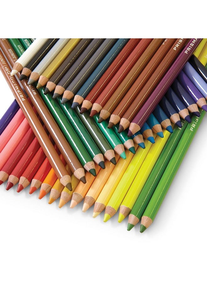 Prismacolor - Prismacolor Junior Colored Pencils, Assorted Colors, Art Supplies for Drawing, Sketching, Adult Coloring, Set of 48, Soft Core Color Pencils, Junior 4.0mm - Image 1