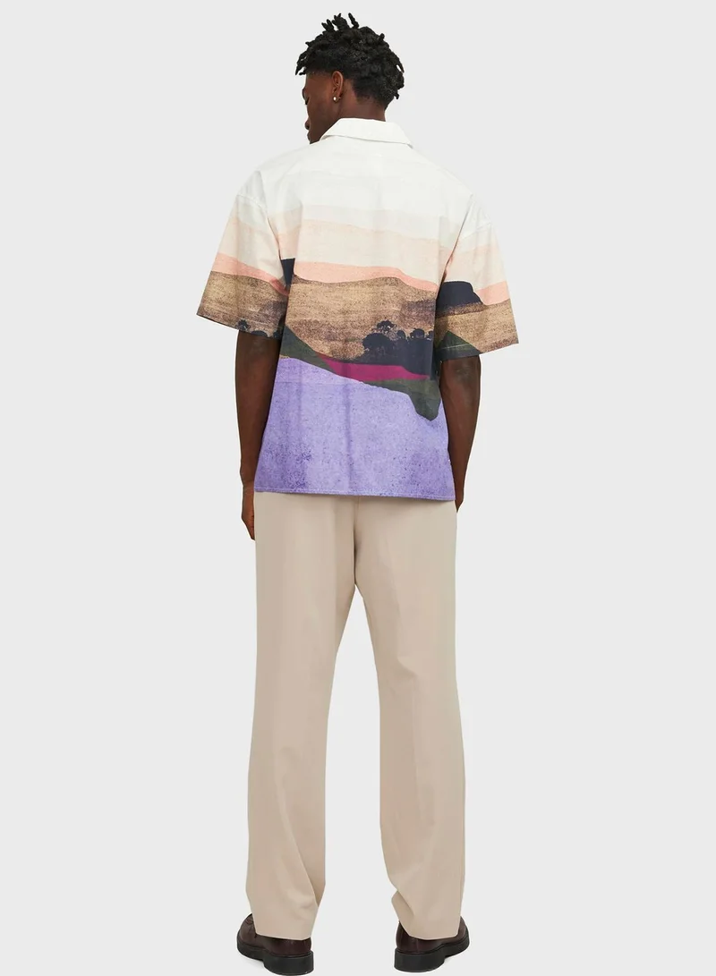 JACK & JONES Aop Printed Regular Fit Shirt