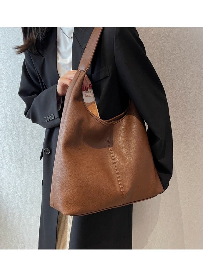 DUNISO Women's Shoulder Tote Bag Faux Leather Handbag for Women Large Capacity Messenger Fashionable Travel Shoulder Bag for Ladies Girls College Students - Image 1