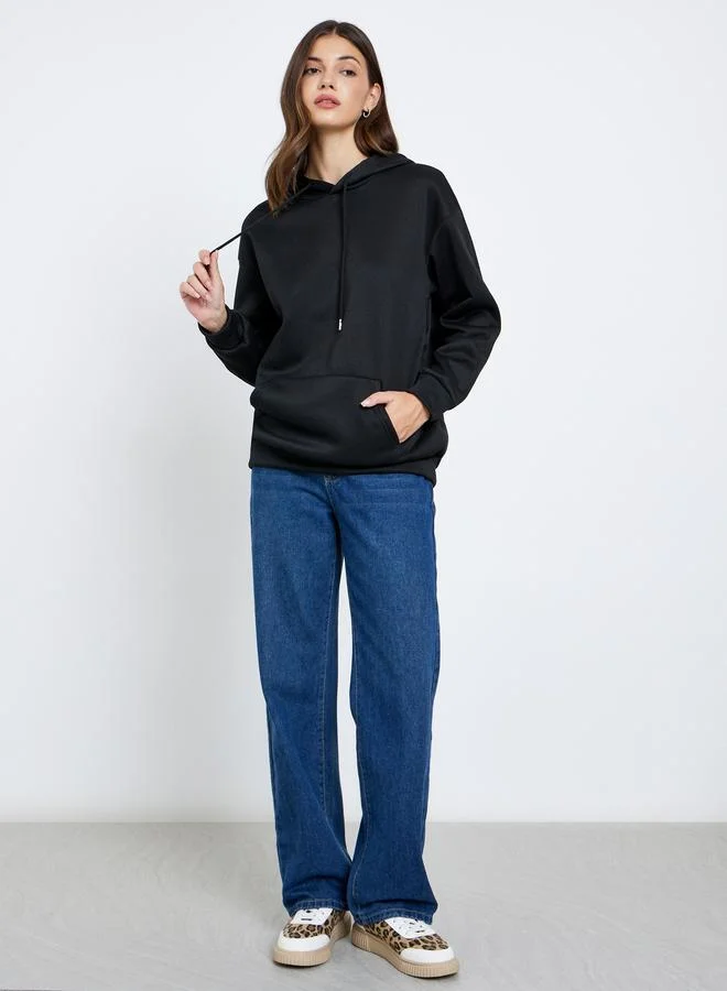 Take Two Take Two Women Graphic Print Oversized Hoodie