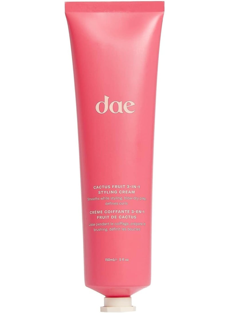 DAE Cactus Fruit 3-In-1 Styling Cream - Smooth Styles, Prep Shiny Blowouts, Defines Curls (5 oz.) - Image 1