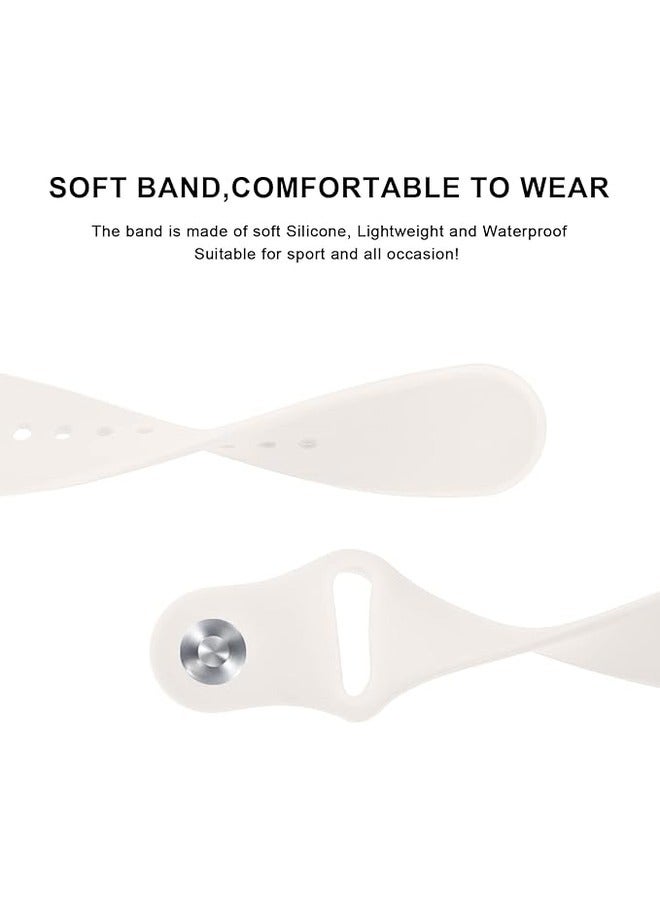 ELTRAZONE Starlight Soft Silicone Sport Band for Samsung Galaxy Watch 6 (40mm/44mm) & Galaxy Watch 6 Classic (43mm/47mm) – 20mm Replacement Strap for Men & Women - Image 3