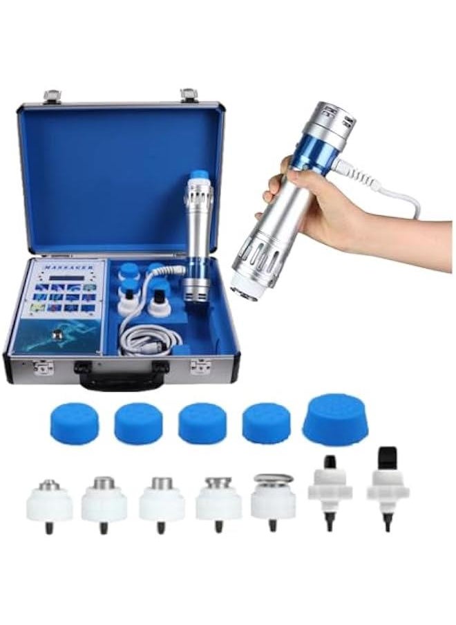 Arabest Electromagnetic Shockwave Therapy Device for Pain Relief and Muscle Relaxation with 7 Massage Attachments  - Image 1