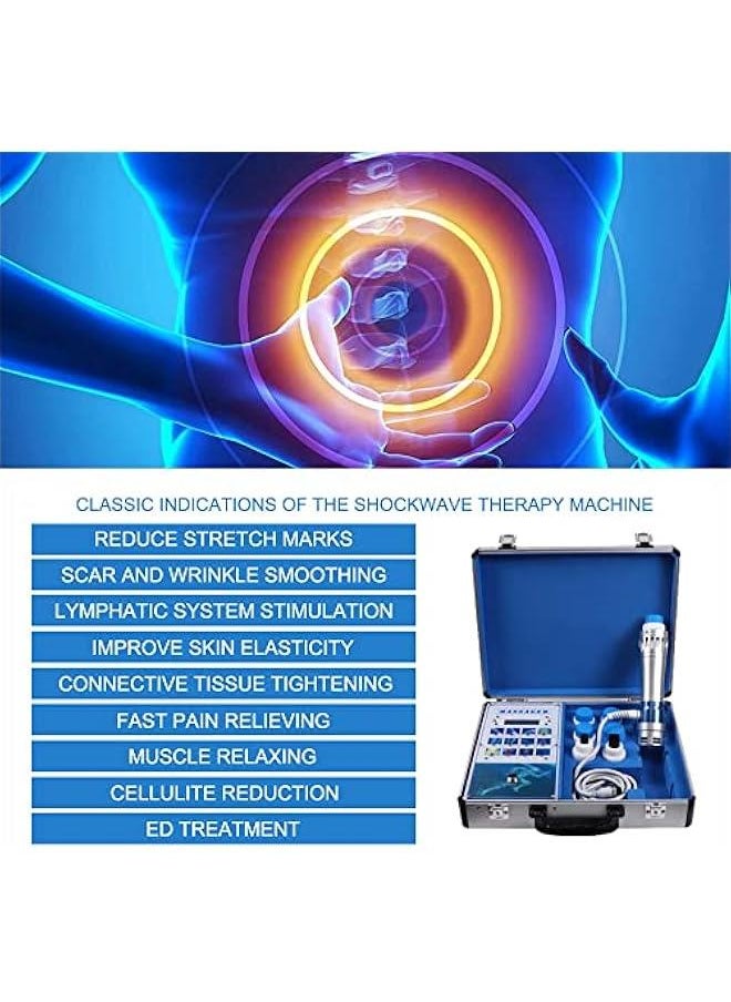 Arabest Electromagnetic Shockwave Therapy Device for Pain Relief and Muscle Relaxation with 7 Massage Attachments  - Image 2