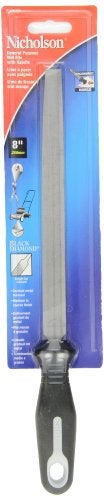 Nicholson 8" Mill Single Cut Bastard File with Ergonomic Handle - 21694HNN - Image 4