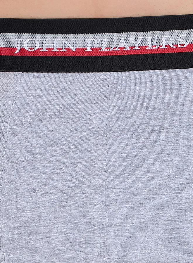 John Players John Player Pack of 2 - Solid Trunks with Elastic Waistband