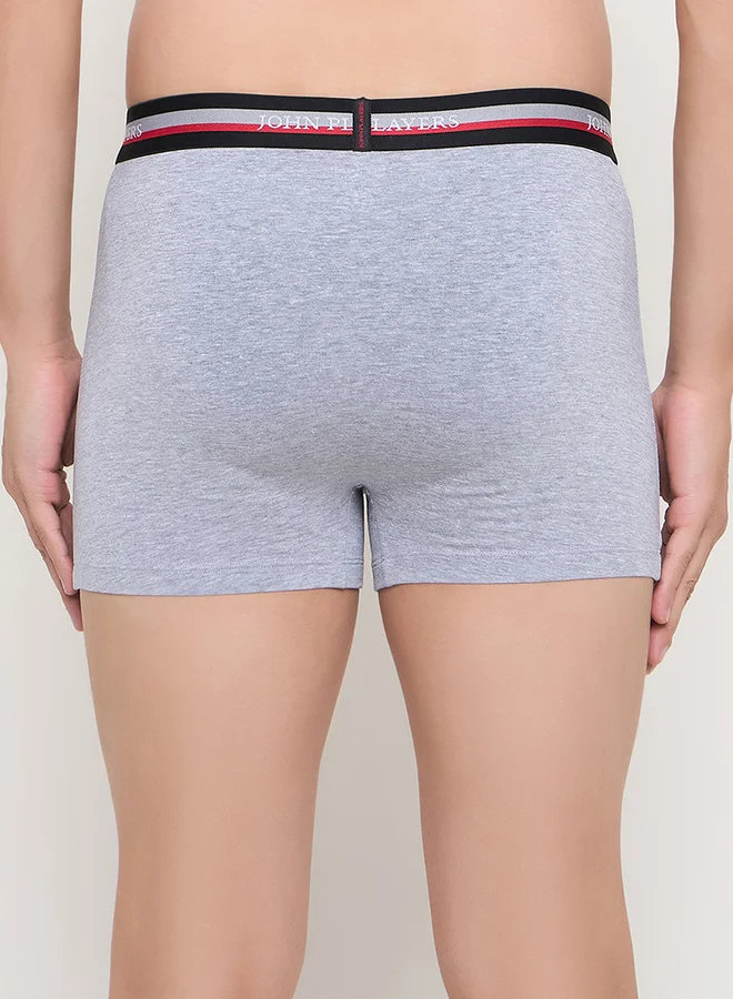 John Players John Player Pack of 2 - Solid Trunks with Elastic Waistband