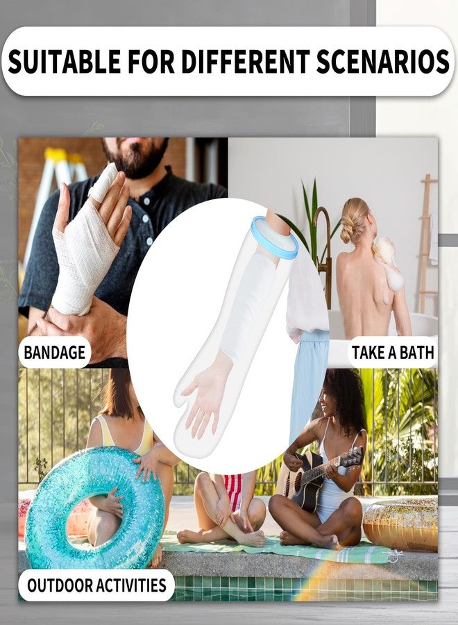 KEEFITT Adult Cast Covers for Shower Arm, KT2201 Waterproof Shower Cast Protector Extra Large Long, Watertight Protection for Post Surgery, Cast Wounds Reusable (Straight Style) - Image 4
