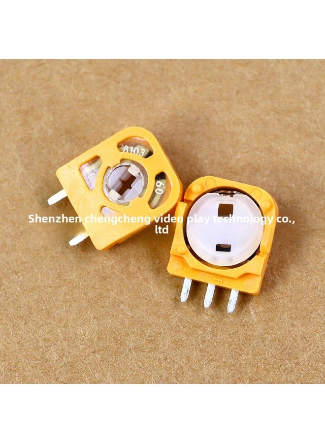 Original PS4 HanDle Rocker Potentiometer 3D Rocker Three-pin Potentiometer XBOXONE Potentiometer Control EDge-Product Color:Black White Core  - Image 4