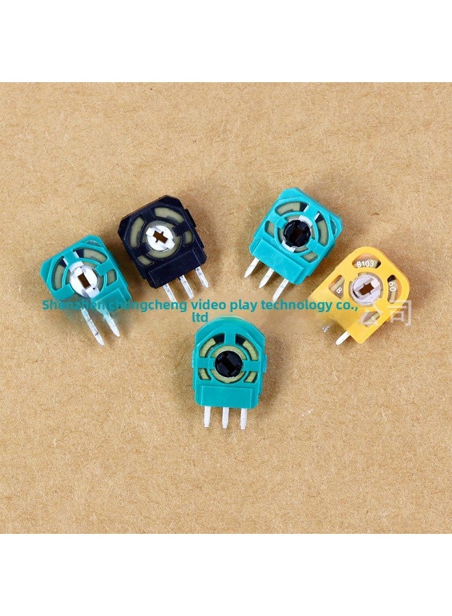 Original PS4 HanDle Rocker Potentiometer 3D Rocker Three-pin Potentiometer XBOXONE Potentiometer Control EDge-Product Color:Black White Core  - Image 2