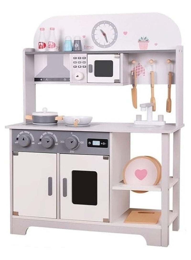 HASSM Wooden kitchen toys for children are rich in practical details, and children pretend to be kitchen toys. - Image 2