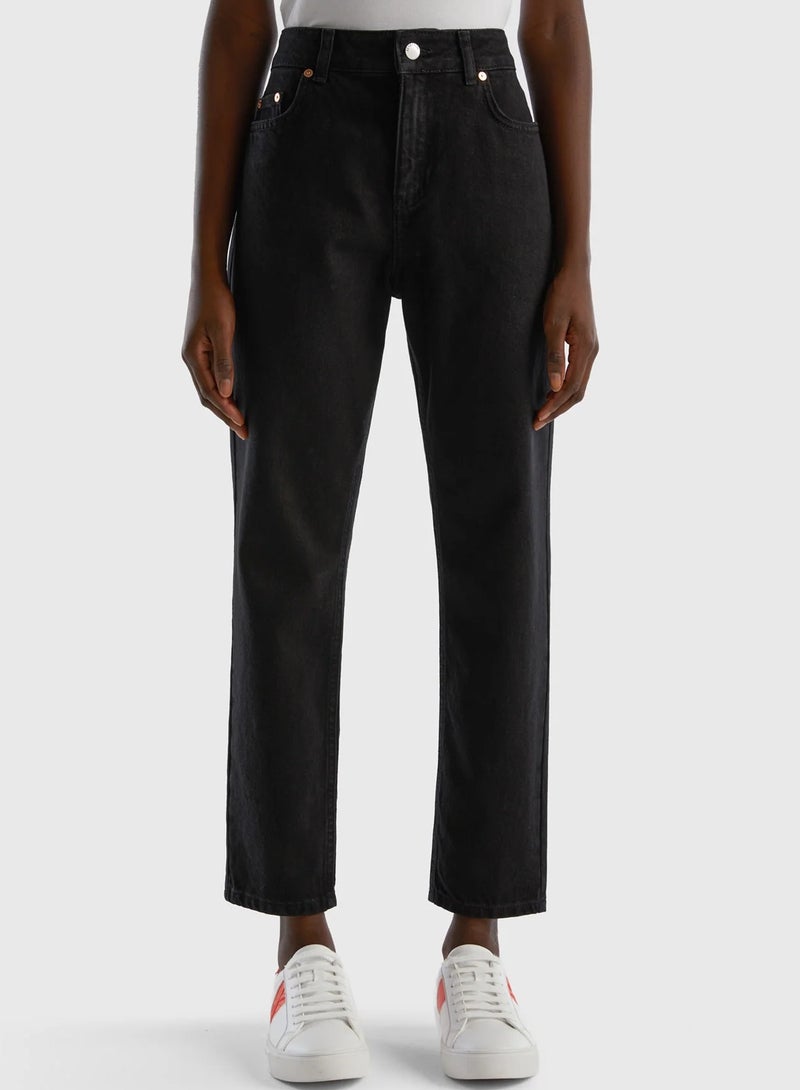 UNITED COLORS OF BENETTON Chinos In Velvet With Stretch Waist - Image 1