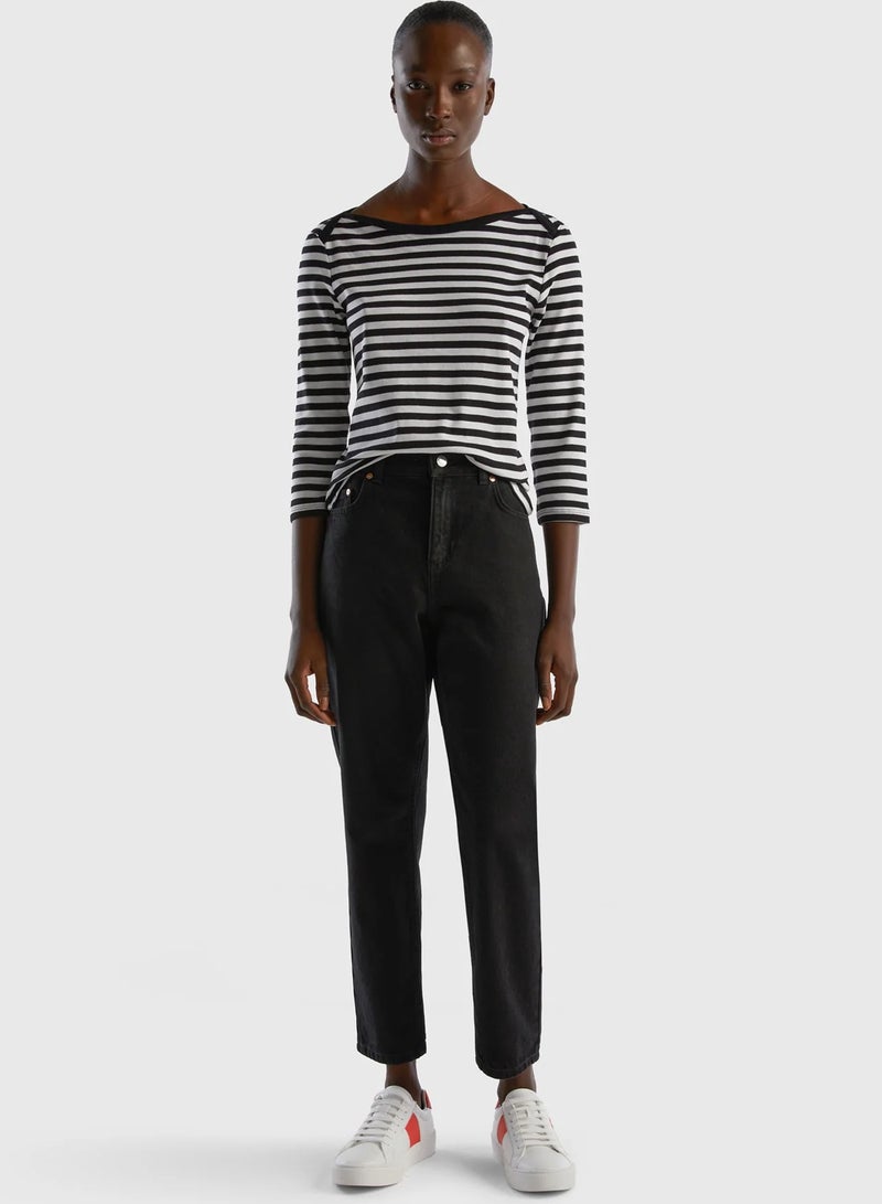 UNITED COLORS OF BENETTON Chinos In Velvet With Stretch Waist - Image 5