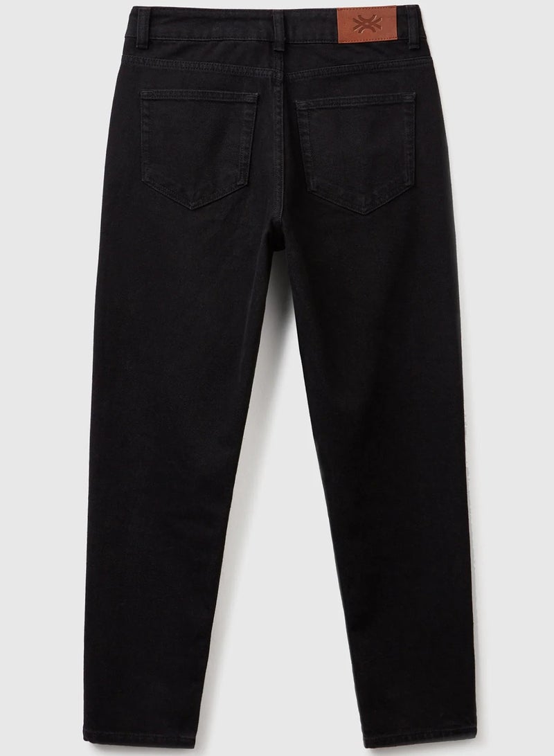 UNITED COLORS OF BENETTON Chinos In Velvet With Stretch Waist - Image 4