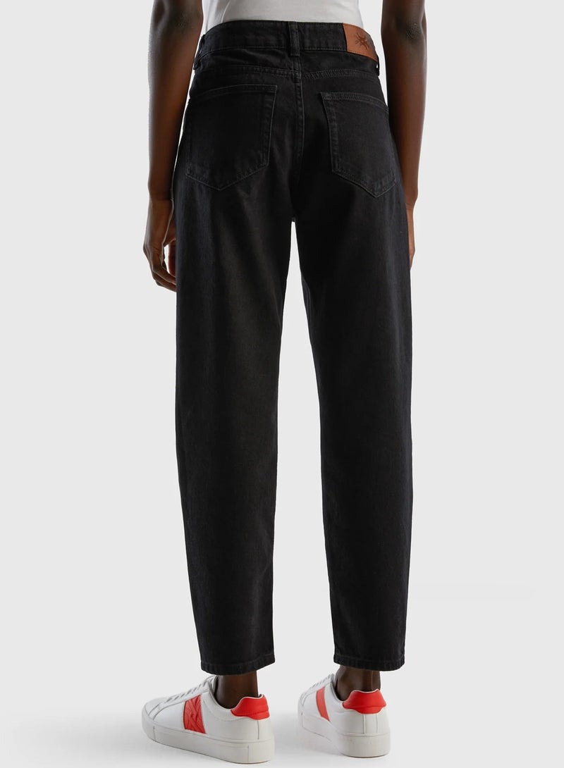 UNITED COLORS OF BENETTON Chinos In Velvet With Stretch Waist - Image 3